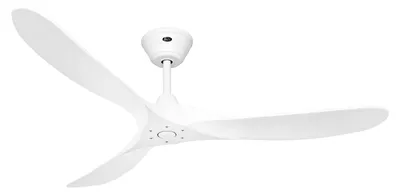 Zdjęcie produktu dla Energooszczędny wentylator sufitowy z pilotem Eco Genuino Matt White 152 cm