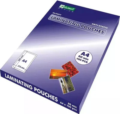 Produktbild von Laminierfolie A4 80 mic a'100 D.RECT