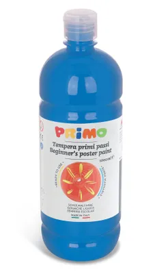 Produktbild von Primo 204BR1000501 Tempera-Farbe 1000 ml Flasche Cyan