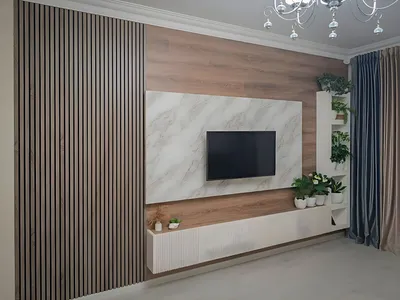 Produktbild von HEXIM Akustikpaneele 6 Stück 278x60cm - flexible Lamellenwand Holz MDF Wandpaneele Lamellenverkleidung Wandverkleidung Innendekoration schalldämmend (10.02m² Vintage Oak)