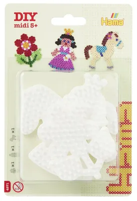 Productafbeelding van Hama Beads 4571, Creatieve set voor kinderen, geschikt voor kinderen vanaf 5 jaar, PVC, Meerdere kleuren, 3 stuks
