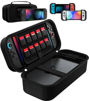 Obrázek produktu pro Přenosné cestovní pouzdro pro Nintendo Switch s 10 sloty na karty