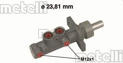Produktbild von METELLI 05-0635 Bremszylinder Hauptbremszylinder für FORD TRANSIT MK-5 Bus (E) Transit Mk4 Pritsche/Fahrgestell (VE83) TRANSIT MK-5 Kasten (E)