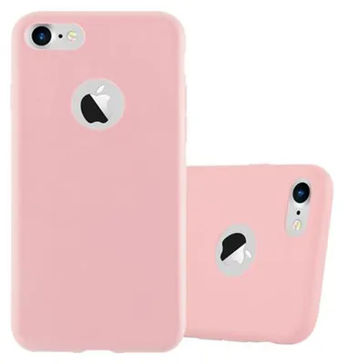 Obrázek produktu pro Cadorabo pouzdro pro Apple iPhone 7 / 7S / 8 / SE 2020 ochranný kryt v růžové barvě pouzdro na mobilní telefon TPU silikonový kryt pouzdra