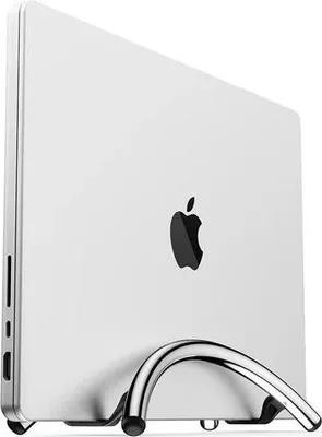 Image de Twelve South BookArc Flex Support pour MacBook – Compatible avec la plupart des écrans jusqu'à 14 pouces – Matériau en aluminium – Compact avec 0,24 kg
