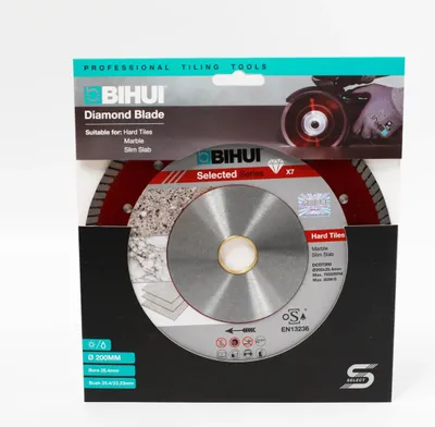Zdjęcie produktu dla Tarcza diamentowa BIHUI B-Turbo 200mm do płytek