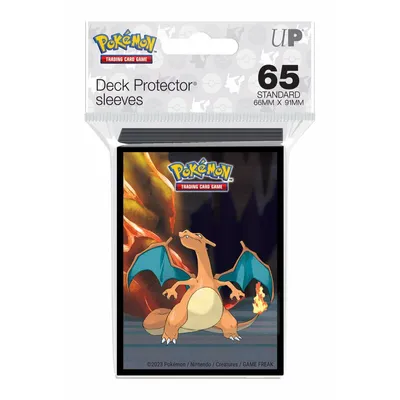 Zdjęcie produktu dla Ultra Pro - Rękawy (65 rękawów) - Pokemon - Scorching Summit (Charizard / Glurak)