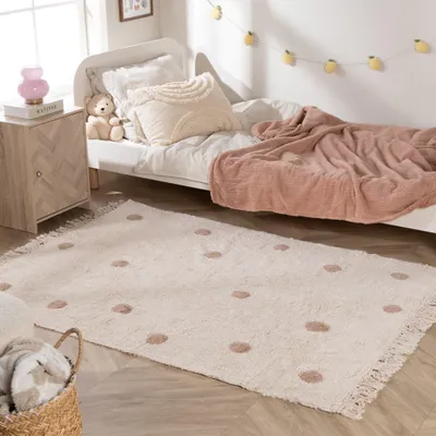 Produktbild von Volero - Teppich Kinderzimmer - Lou Dots Taupe - 120x170cm - Kinderzimmer, Babyzimmer