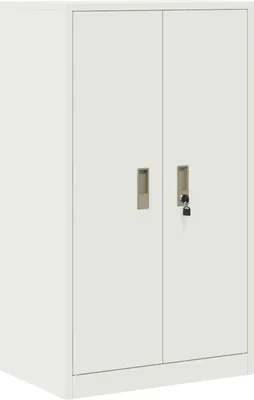 Image de Armoire de rangement Blanc 60 x 40 x 105 cm Acier