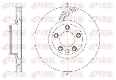 Produktbild von REMSA Bremsscheibe Vorne Links für VW Touareg (7P5, 7P6) 360mm 61419.11