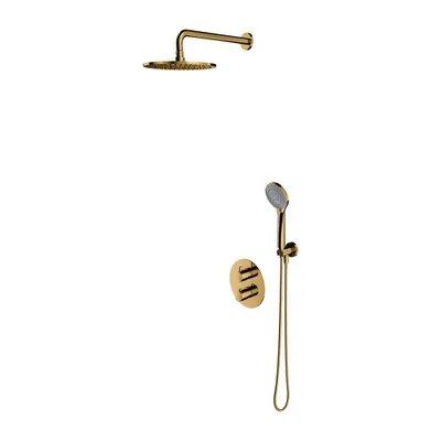 Immagine prodotto di Omnires Y SYSYT05GL Set doccia termostatico da incasso, dorato