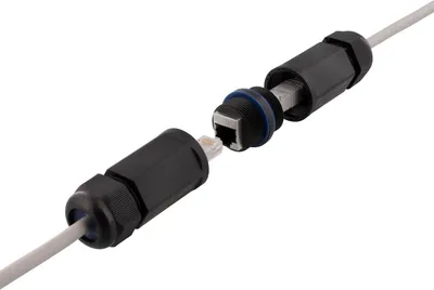 Obrázek produktu pro Deltaco LD-001, Černá, RJ-45, Samec, Cat6, 60 g, 80 mm