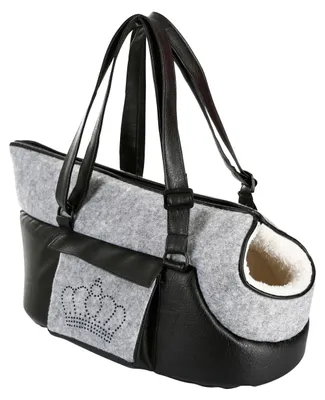 Transporttas für Hunde & Katzen, 46x23x25 cm, grau