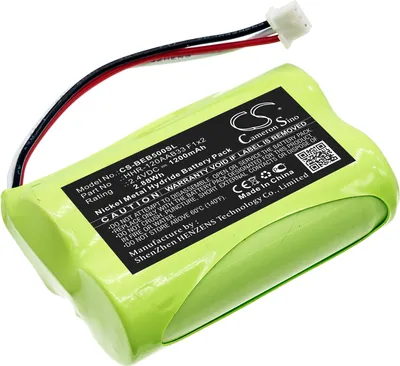 Image de TECHTEK Batterie compatible avec [Bang & Olufsen] Beo5, Beo6 remplace HHR-120AAB33 F1x2