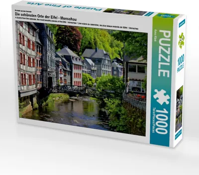 Produktbild von Calvendo Ein Motiv aus dem Kalender Die schönsten Orte der Eifel - Monschau 1000 Teile Puzzle quer 640x480mm, Klatt Arno; 7286683