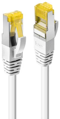 Produktbild von LINDY Patchkabel Cat6A S/FTP LSZH Cat7 Rohkabel weiß 0.50m