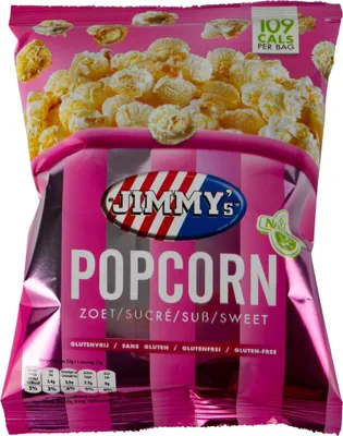 Produktbild von Jimmy's - Jimmy's Popcorn, süß, Tüte mit 27 g