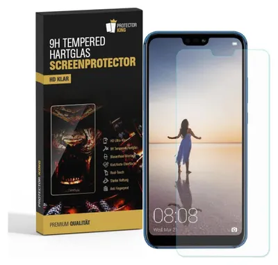 Produktbild von 2x 9H Panzerglas für Huawei P20 Lite Displayschutz Schutzglas Panzerfolie Schutzfolie Hartglas Displayglas Tempered Glasfolie Sicherheitsglas Echtglas
