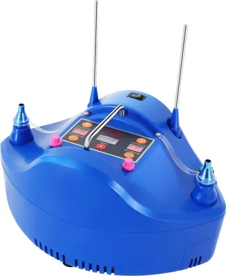 Produktbild von Ballonpumpe - Elektrische Luftpumpe - 1200 W, 500 l/min, Bürstenloser Motor, 220 V EU-Stecker, Fußpedal, 1,8 m Kabel - Blau