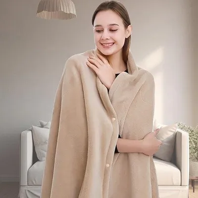 Produktbild von Elektrische deken mit Wärme, 5V, huishoudelijk, für eine Person, khaki, kleine Größe