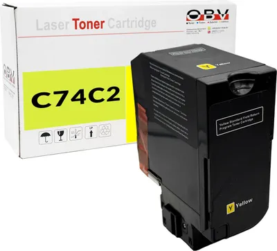 Produktbild von OBV Toner für Lexmark 74C2SY0 für CS720de CS725de CX725de Gelb