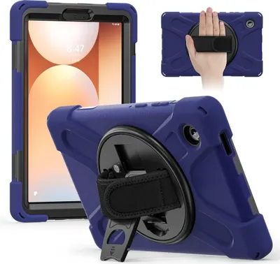 Produktbild von Samsung Galaxy Tab A11 Hülle - Coverup Heavy Duty Case mit Ständer - Dunkelblau