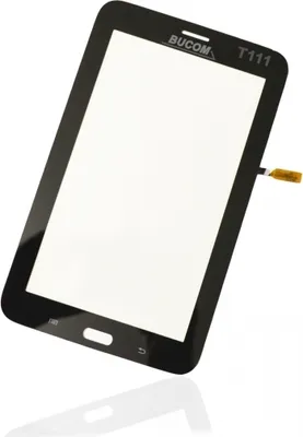 Produktbild von Touchscreen Touch Front Glas Tablet Glass Digitizer Scheibe schwarz selbst klebend für Samsung Galaxy Tab 3 SM-T111 7.0 LTE