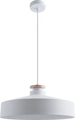 Produktbild von Pendelleuchte Hängelampe Esszimmer Küchenlampe Esstischlampe Skandinavisch E27 Lampentyp  Design T Farbe  Weiß-Holz
