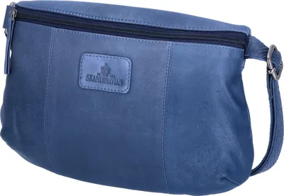 Produktbild von The Skandinavian Brand Leder Crossbody Bag Blue : blau-60 Farbsortierung: blau-60