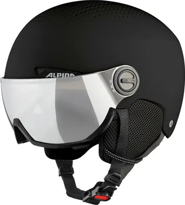 Produktbild von Alpina Arber Visor Q-Lite Ski Helmet Black Matt L Skihelm