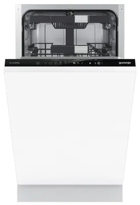 Produktbild von Gorenje GV583C10 vollintegrierter Geschirrspüler 45 cm, Voll integriert, Single (45 cm breit), Weiß, Berührung, 3 Korb/Körbe, Korb