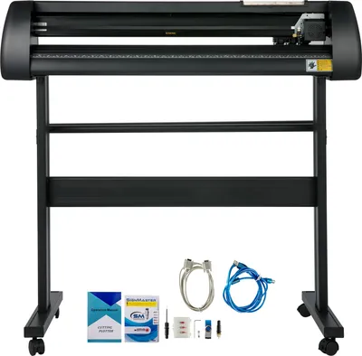 Obrázek produktu pro SucceBuy řezací stroj na vinyl, 34 palců, nastavitelný výkon a rychlost, sada na výrobu nápisů