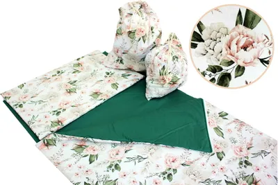 Produktbild von KINDER SCHLAFSACK 70x125 cm  mit Reißverschluss 100 % Baumwolle MUSTER F1