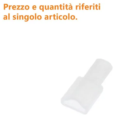 Produktbild von Alcapower Silikon-Schutzkappe für 230V LED-Streifen Kabel, 12x32mm, Profi-Zubehör für Isolierung und Wasserdichtigkeit, 1 Stück