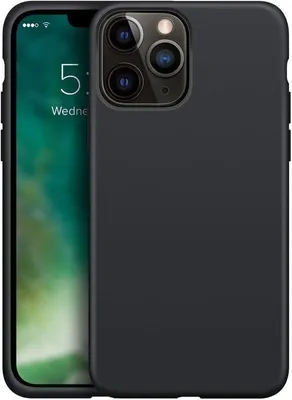 Image de XQISIT Housse en silicone pour Apple iPhone 14 Pro Max Backcover Noir 50436
