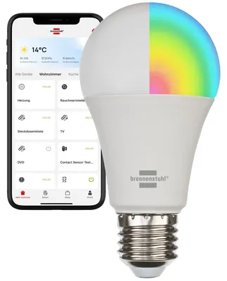 Immagine prodotto di brennenstuhl Connect WLAN Lampada LED SB 800 9 Watt E27