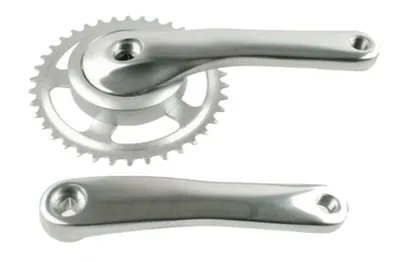 Immagine prodotto di Guarnitura Linea 38T Alluminio / Acciaio Argento