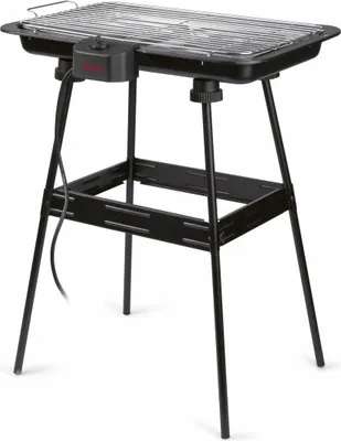Produktbild von Girmi Grill mit Standfuß, Edelstahlrost, 51x30 cm, 2200W BQ2100