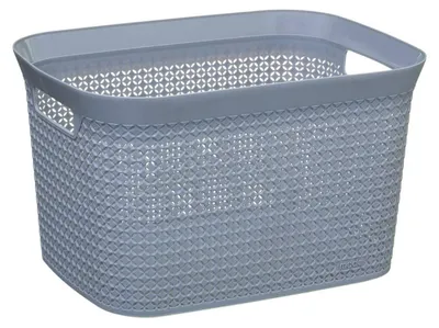 Immagine prodotto di Cesto per biancheria 5five Simply Smart Grigio in polipropilene 25 L 41,5 x 31,2 x 25,7 cm