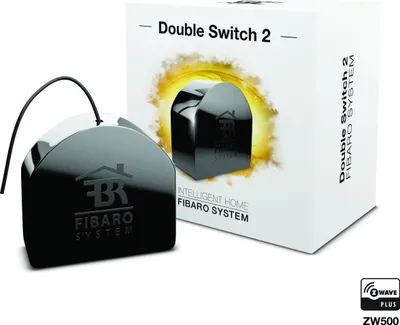 Produktbild von FIBARO - Z-Wave Relais Unterputzeinsatz 2 x 1,5 kW Gen5; FIBEFGS-223