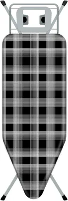 Produktbild von STANEW Bügelbrett 120 x 45 cm,Klappbares Bügelbretter Bügeltisch für Dampfbügeleisen,Sicherheitsschließsystem,höhenverstellbar,Schwarz