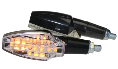 Produktbild von Motorrad LED Blinker Soto schwarz klar