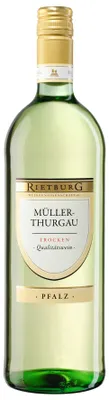 Produktbild von Rietburg Wappen - Pfalz Müller-Thurgau QbA trocken 1 l 12%