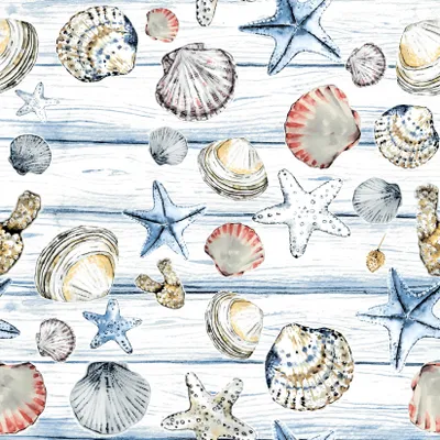Produktbild von PAPER+DESIGN 206212 Cocktailservietten Maritim - 25 x 25 cm, 20 Stück