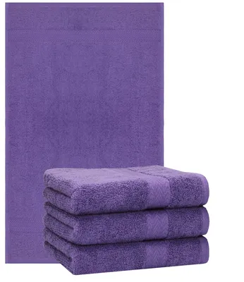 Produktbild von Betz 4 Stück Handtücher 50x100 cm PREMIUM  100% Baumwolle  Farbe: lila