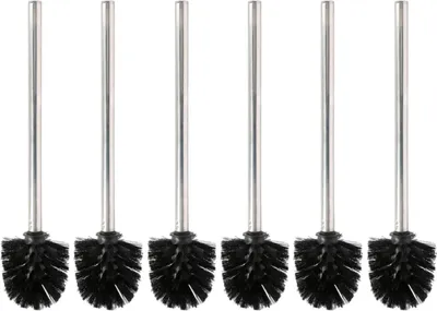Produktbild von 3/6er Set Toilettenbürste WC Bürste Edelstahloptik Stiel