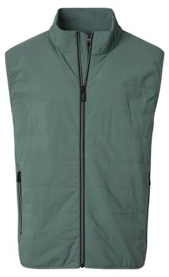 Produktbild von CASAMODA Herren Outdoor-Steppweste Stehkragen Zipper Grün 4XL