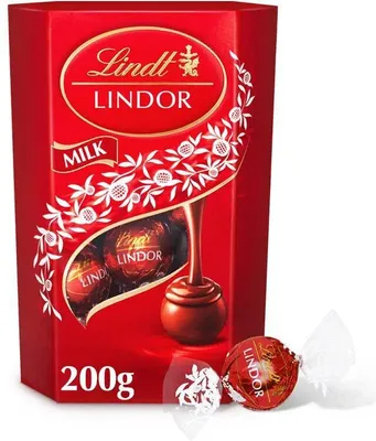 Productafbeelding van LINDT Lindor Truffels, melkchocolade, 200 gram