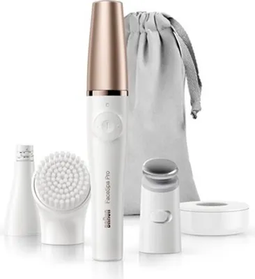 Obrázek produktu pro Braun FaceSpa Pro 911, Bílá, Bronzová, 10 pinzeta/pinzety, Brada, Čelo, Horní ret, Baterie, 100 - 240 V, Zabudovaná baterie