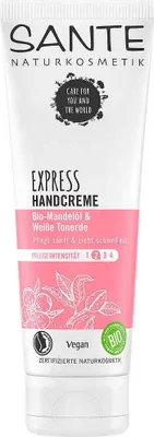 Produktbild von Handcreme Express - Mandelöl & Weiße Tonerde 75ml 4er Pack